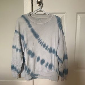 AE Oversized Crewneck Tie Dye - Blue